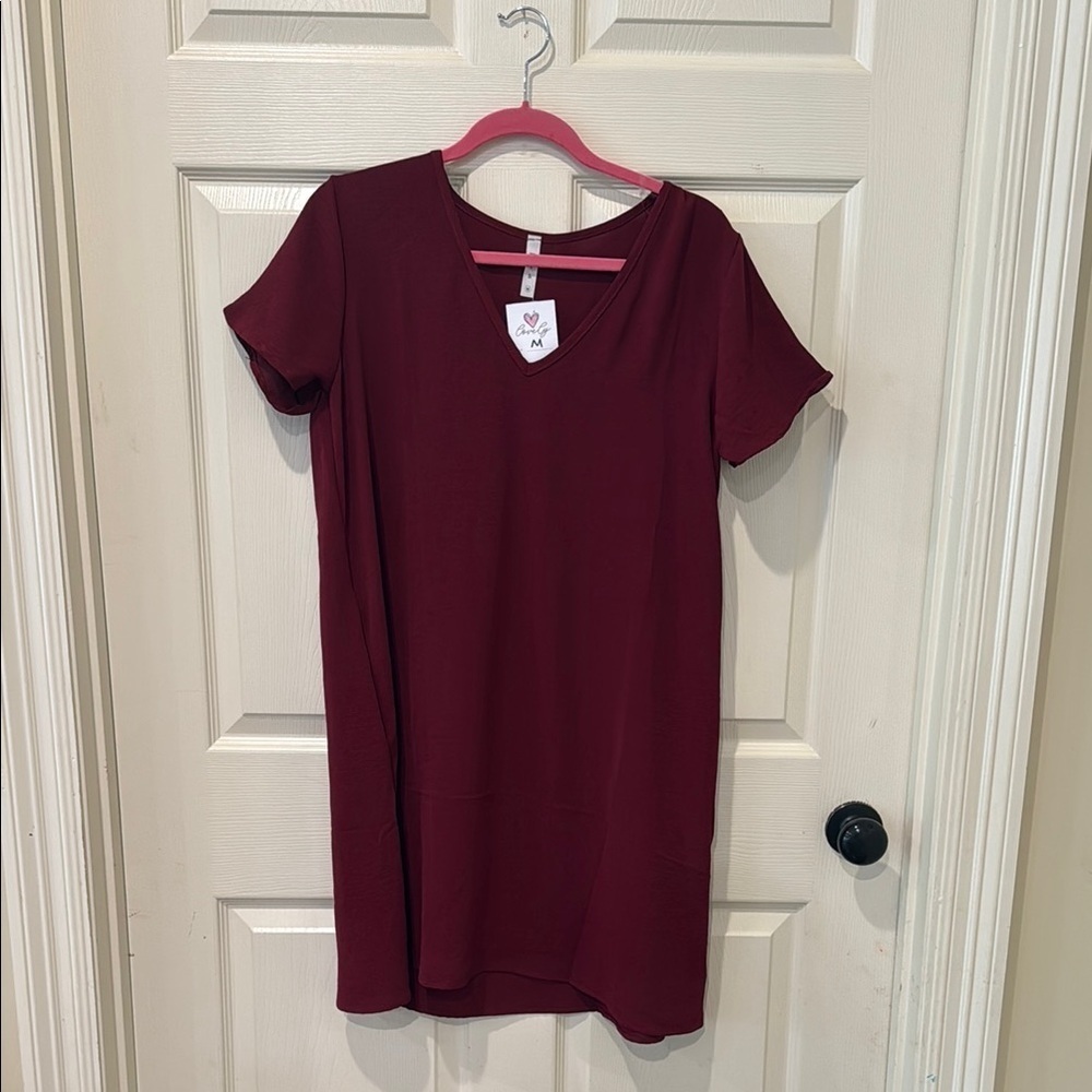 Mts NWT maroon dress, medium 🔵